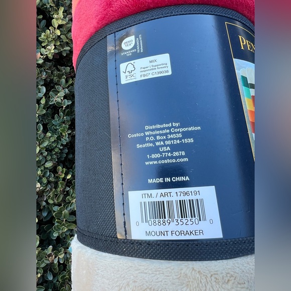 Pendleton 50x70” Plush Throw Soft Plush MOUNT FORAKER 100% Polyester New - Picture 9 of 10